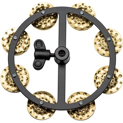Meinl Percussion Headliner Hihat Tambourine Tambourine Add-On for Drum Cymbals 5-inch Diameter Mylar / Brass, Black / Gold (HTHH1B-BK) Meinl Percussion Headliner Hihat Tambourine Tambourine Add-On for Drum Cymbals 5-inch Diameter Mylar / Brass, Black / Gold (HTHH1B-BK)