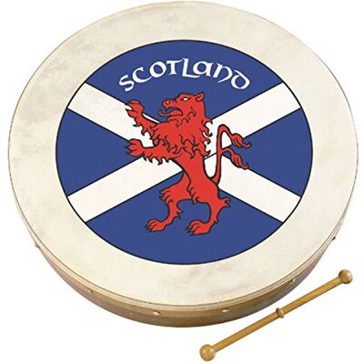Waltons Irish Celtic Bodhran 12 Inch with Natural Goat Skin Head with Hardwood Beater – (Scottish Flag) Waltons Irish Celtic Bodhran 12 Inch with Natural Goat Skin Head with Hardwood Beater – (Scottish Flag)