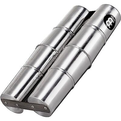 Meinl Percussion Aluminium Samba Shaker Large Musical Instrument With Warm Sound Double Aluminium, Silver (SSH2-L) Meinl Percussion Aluminium Samba Shaker Large Musical Instrument With Warm Sound Double Aluminium, Silver (SSH2-L)