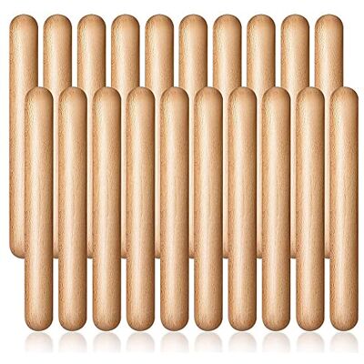 Jaopary 20Pieces 8 Inch Kids Rhythm Sticks Music Lummi Sticks Classical Wood Claves Musical Percussion Instrument Musical Sticks Jaopary 20Pieces 8 Inch Kids Rhythm Sticks Music Lummi Sticks Classical Wood Claves Musical Percussion Instrument Musical Sticks