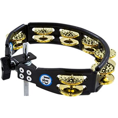 Latin Percussion LP Tambourin Cyclops schwarz montierbar Messingschellen zweireihig LP179 Latin Percussion LP Tambourin Cyclops schwarz montierbar Messingschellen zweireihig LP179