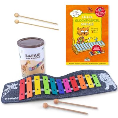 Sonor Safari Glockenspiel Rollable with Lillis Music Book and Keepdrum Mallet Sonor Safari Glockenspiel Rollable with Lillis Music Book and Keepdrum Mallet