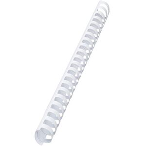 GBC CombBind Binding Combs, 38 mm, 330 Sheet Capacity, A4, 21 Ring, White, Pack of 50, 4028205 GBC CombBind Binding Combs, 38 mm, 330 Sheet Capacity, A4, 21 Ring, White, Pack of 50, 4028205