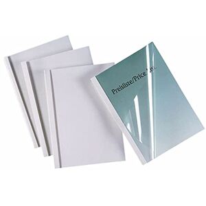 GBC Standard Thermal Binding Covers, 4mm, 40 Sheet Capacity, A4, White, Pack of 100, IB370038 GBC Standard Thermal Binding Covers, 4mm, 40 Sheet Capacity, A4, White, Pack of 100, IB370038