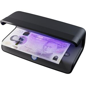 Safescan 75 LED Money Detector with Ultra Strong UV & White Light Counterfeit Money Checker for Banknotes, Credit Cards & ID Cards Money Checker with Triple Detection Money Checker Safescan 75 LED Money Detector with Ultra Strong UV & White Light Counterfeit Money Checker for Banknotes, Credit Cards & ID Cards Money Checker with Triple Detection Money Checker