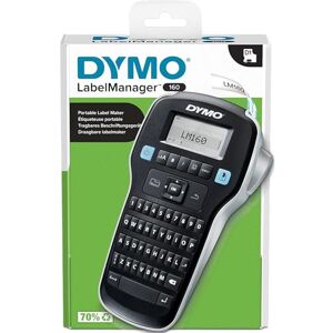 Dymo LabelManager 160 Label Maker Handheld Label Printer with QWERTY Keyboard Includes Black & White D1 Label Tape (12mm) For Home & Office Dymo LabelManager 160 Label Maker Handheld Label Printer with QWERTY Keyboard Includes Black & White D1 Label Tape (12mm) For Home & Office