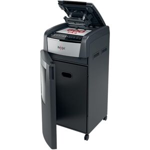 Rexel Optimum Auto Feed+ 600 Sheet Automatic Cross Cut Paper Shredder, P-4 Security, 110 Litre Removable Bin, Castor Wheels, 2020600X Rexel Optimum Auto Feed+ 600 Sheet Automatic Cross Cut Paper Shredder, P-4 Security, 110 Litre Removable Bin, Castor Wheels, 2020600X