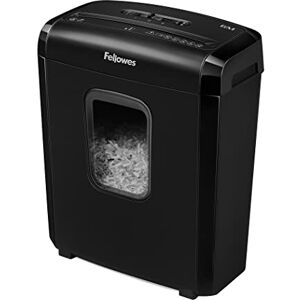 Fellowes Paper Shredder for Home Office Use 6 Sheet Mini Cut Shredder for Home and Personal Use Deskside Shredder with 13 Litre Bin and Safety Lock Powershred 6M Advanced Security P4 Black Fellowes Paper Shredder for Home Office Use 6 Sheet Mini Cut Shredder for Home and Personal Use Deskside Shredder with 13 Litre Bin and Safety Lock Powershred 6M Advanced Security P4 Black