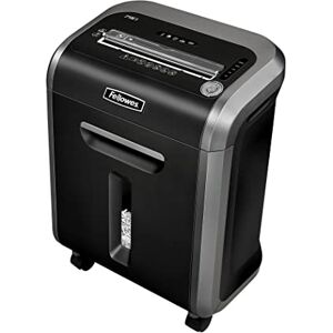 Fellowes 16 Sheet Paper Shredder for Office Use 100% Jam Proof Cross Cut Shredder 79Ci Shreds for 20 Minutes Powershred Office Shredder with Large 23 Litre Pull-Out Bin DIN Level P4 Black Fellowes 16 Sheet Paper Shredder for Office Use 100% Jam Proof Cross Cut Shredder 79Ci Shreds for 20 Minutes Powershred Office Shredder with Large 23 Litre Pull-Out Bin DIN Level P4 Black
