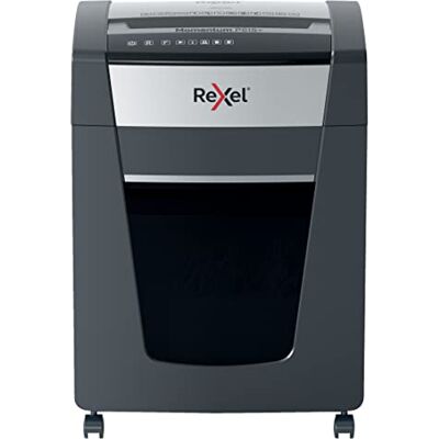 Rexel P515+ Momentum Extra Micro Cut Shredder, Destroys up to 15 A4 Sheets, Safety Level P5, Anti Jam Technology, 30 Litre Pull-Out Basket, Black Rexel P515+ Momentum Extra Micro Cut Shredder, Destroys up to 15 A4 Sheets, Safety Level P5, Anti Jam Technology, 30 Litre Pull-Out Basket, Black