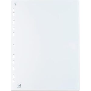 Oxford Quick' In A4 Punched Poly Pockets, Glass Clear, Box of 100 Strong 70 Micron Plastic Wallets Oxford Quick' In A4 Punched Poly Pockets, Glass Clear, Box of 100 Strong 70 Micron Plastic Wallets