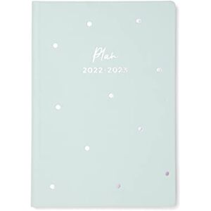 Letts of London A5 Dots Week to View 22.23 Academic Diary Mist Green (23-031703) Letts of London A5 Dots Week to View 22.23 Academic Diary Mist Green (23-031703)