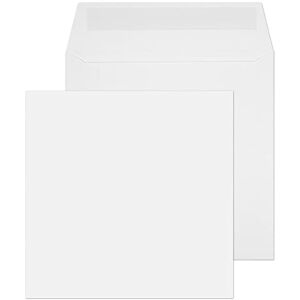 Blake Purely Everyday 240 x 240 mm 100 gsm Square Wallet Gummed Envelopes (0240SQ) White Pack of 250 Blake Purely Everyday 240 x 240 mm 100 gsm Square Wallet Gummed Envelopes (0240SQ) White Pack of 250