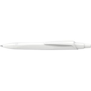 Schneider Reco Recycled Plastic Ballpoint Pen Awarded Blue Angel White Pack of 20 Schneider Reco Recycled Plastic Ballpoint Pen Awarded Blue Angel White Pack of 20
