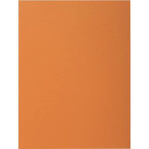 Exacompta Ref 800014E Rocks Square Cut Folder 220 x 310mm in Size, Suitable for Holding A4 Documents, 80gsm Coloured Paper -Burnt Orange Colour (Pack of 100) Exacompta Ref 800014E Rocks Square Cut Folder 220 x 310mm in Size, Suitable for Holding A4 Documents, 80gsm Coloured Paper -Burnt Orange Colour (Pack of 100)