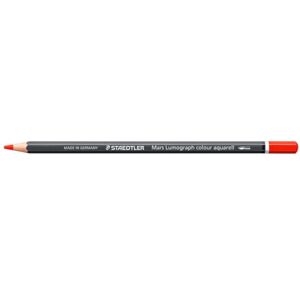 STAEDTLER Watercolour Pencil Orange Red Mars Lumograph Colour Aquarell Pack of 6, 104-244 STAEDTLER Watercolour Pencil Orange Red Mars Lumograph Colour Aquarell Pack of 6, 104-244