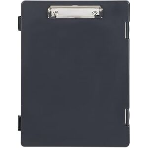 MAUL Clipboard A4 Document Folder A4 with Storage Box for Ballpoint Pen, Paper and Notepad Side Opening Suitable for Backpack, Briefcase and School Bag Black MAUL Clipboard A4 Document Folder A4 with Storage Box for Ballpoint Pen, Paper and Notepad Side Opening Suitable for Backpack, Briefcase and School Bag Black