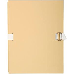 Exacompta Ref 223015E Expanding Folder 240 x 320mm in Size, Suitable for Storing A4 Documents, Expands Up To 13cm , Coloured Canvas with Matching Strap Buff (Pack of 5) Exacompta Ref 223015E Expanding Folder 240 x 320mm in Size, Suitable for Storing A4 Documents, Expands Up To 13cm , Coloured Canvas with Matching Strap Buff (Pack of 5)