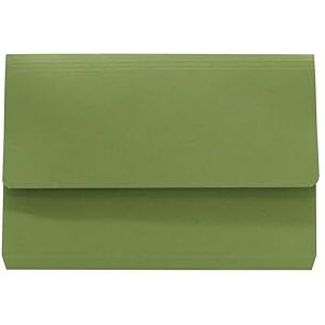 Exacompta Legal Filing Ref 713704 1/2 Flap Document Wallet, Box of 50, Made from 250gsm Strong Medium Weight Recycled Manilla, Holds A4 & Foolscap Documents, 35 x 24 cm, Green Exacompta Legal Filing Ref 713704 1/2 Flap Document Wallet, Box of 50, Made from 250gsm Strong Medium Weight Recycled Manilla, Holds A4 & Foolscap Documents, 35 x 24 cm, Green