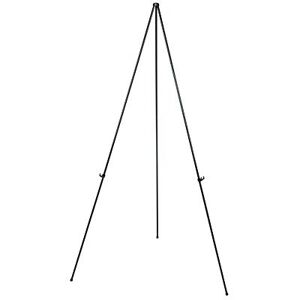 Bi-Office Display Easel Ultra Lightweight, Black Folding Metal, Height: 150 cm Bi-Office Display Easel Ultra Lightweight, Black Folding Metal, Height: 150 cm