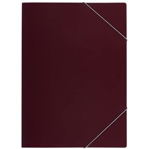 Oxford Corner Folder Polypropylene Plastic Bordeaux Pack of 10 Oxford Corner Folder Polypropylene Plastic Bordeaux Pack of 10
