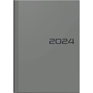 BRUNNEN Weekly calendar model 796 2024, 2 pages = 1 week, sheet size 14.8 x 20.8 cm, grey BRUNNEN Weekly calendar model 796 2024, 2 pages = 1 week, sheet size 14.8 x 20.8 cm, grey