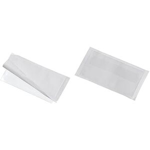 Durable 57 x 90 mm Pocketfix Plus Pocket for Business Card Transparent (Pack of 10) Durable 57 x 90 mm Pocketfix Plus Pocket for Business Card Transparent (Pack of 10)