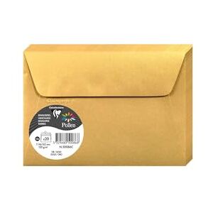 Clairefontaine 50086C Gold Iridescent Paper Pack of 20 Self-Adhesive Envelopes C6 (11,4x16,2cm) 120gsm Invitation Events Correspondence Pollen Range Premium Clairefontaine 50086C Gold Iridescent Paper Pack of 20 Self-Adhesive Envelopes C6 (11,4x16,2cm) 120gsm Invitation Events Correspondence Pollen Range Premium