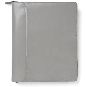 Filofax Lockwood A5 Zip Leather Organiser Concrete Filofax Lockwood A5 Zip Leather Organiser Concrete