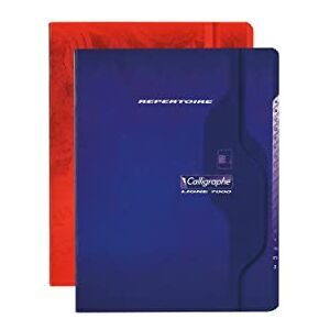 Clairefontaine Calligraphe 851C Set of 10 Stapled Address Books () 17x22cm 96 Small Squares Pages 70 g White Paper Varnished Card Cover Random Colours Clairefontaine Calligraphe 851C Set of 10 Stapled Address Books () 17x22cm 96 Small Squares Pages 70 g White Paper Varnished Card Cover Random Colours