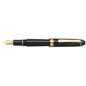 Platinum PNB15000-41M Japanese Fountain Pen #3776 Century Gold Trim Laurel Green M/Green / 0.34-0.44 mm/Handmade / 14-Karat Gold Nib/with Gift Box/Fountain Pen Platinum PNB15000-41M Japanese Fountain Pen #3776 Century Gold Trim Laurel Green M/Green / 0.34-0.44 mm/Handmade / 14-Karat Gold Nib/with Gift Box/Fountain Pen