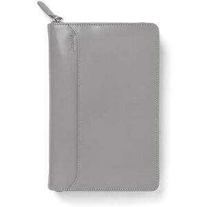 Filofax Lockwood Personal Zip Leather Organiser Concrete Filofax Lockwood Personal Zip Leather Organiser Concrete