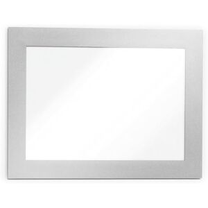 Durable DURAFRAME Magnetic Frame, A6 Format In Silver, Pack of 5 Frames, Document Frame for Professional Internal Signage Durable DURAFRAME Magnetic Frame, A6 Format In Silver, Pack of 5 Frames, Document Frame for Professional Internal Signage
