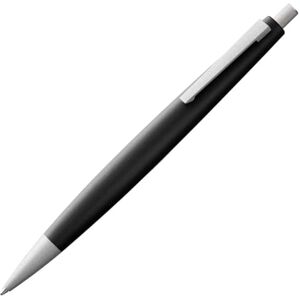 Lamy 2000 Ballpoint Pens Black Polycarbonate and Stainless Steel Includes Large Refill M 16 M Black Indelible Lamy 2000 Ballpoint Pens Black Polycarbonate and Stainless Steel Includes Large Refill M 16 M Black Indelible