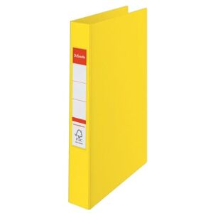 Esselte 2 Ring Binder, PP, Holds up to 190 Sheets, Vivida Range, 42 mm Spine, 14450 A4, Yellow Esselte 2 Ring Binder, PP, Holds up to 190 Sheets, Vivida Range, 42 mm Spine, 14450 A4, Yellow