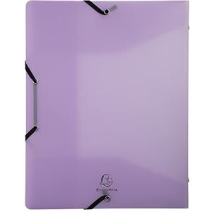 Exacompta Ref. 56279E 1 Kreacover Pastel customizable folder with 3 flaps with elastic bands cover and interior in PP 8 compartments dim 25x32cm for A4 5 random colours Exacompta Ref. 56279E 1 Kreacover Pastel customizable folder with 3 flaps with elastic bands cover and interior in PP 8 compartments dim 25x32cm for A4 5 random colours