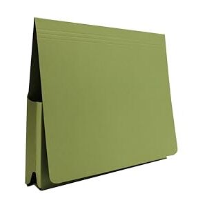 Exacompta Legal Filing Ref 713777 14x10 Wallet, Box of 50, Made from 315gsm Strong Recycled Manilla, Will Hold A4 & Foolscap Documents, 37 x 25 cm in Size, Green Exacompta Legal Filing Ref 713777 14x10 Wallet, Box of 50, Made from 315gsm Strong Recycled Manilla, Will Hold A4 & Foolscap Documents, 37 x 25 cm in Size, Green