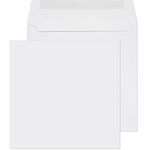 Blake Purely Everyday 155 x 155 mm 100 gsm Square Wallet Gummed Envelopes (0155SQ) White Pack of 500 Blake Purely Everyday 155 x 155 mm 100 gsm Square Wallet Gummed Envelopes (0155SQ) White Pack of 500