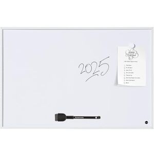 Bi-Office Bi Office New Basic MM340012215 Magnetic White Board with White Frame 585 mm x 385 mm Bi-Office Bi Office New Basic MM340012215 Magnetic White Board with White Frame 585 mm x 385 mm