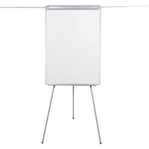 Bi-Office Flipchart Tripod Easel Easy with extendable arms, Non Magnetic, Aluminium Frame, Grey, A1 (60 x 85 cm) Bi-Office Flipchart Tripod Easel Easy with extendable arms, Non Magnetic, Aluminium Frame, Grey, A1 (60 x 85 cm)