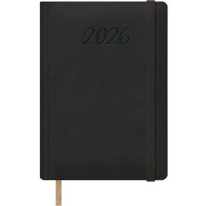 DOHE 2026 Daily Planner – Day per Page, A5 (15x21 cm), Hardcover Leatherette, Elastic Closure, Bookmark, 12 Months January to December, Annual Planner in Spanish – Samba Black DOHE 2026 Daily Planner – Day per Page, A5 (15x21 cm), Hardcover Leatherette, Elastic Closure, Bookmark, 12 Months January to December, Annual Planner in Spanish – Samba Black