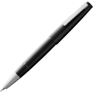 Lamy 2000 black elegant Fountain Pen in robust fibreglass barrel 14 ct. gold nib, partially platinum-plated nib size OM Lamy 2000 black elegant Fountain Pen in robust fibreglass barrel 14 ct. gold nib, partially platinum-plated nib size OM
