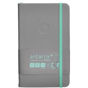 Antartik Notebook with Notebook Notes Hard Cover A6 Sheets Grey and Turquoise Stripes 100 Sheets 80 GR FSC Antartik Notebook with Notebook Notes Hard Cover A6 Sheets Grey and Turquoise Stripes 100 Sheets 80 GR FSC
