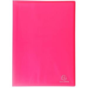 Exacompta Ref 85465E Box of 12 Chromaline Document Holders 40 Smooth Crystal Pockets 80 Views for A4 Size 24 x 32 cm Translucent semi-Rigid Polypropylene Cover red Exacompta Ref 85465E Box of 12 Chromaline Document Holders 40 Smooth Crystal Pockets 80 Views for A4 Size 24 x 32 cm Translucent semi-Rigid Polypropylene Cover red