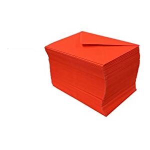 Craft 2378-200 C6 Red Neon Envelopes Craft 2378-200 C6 Red Neon Envelopes