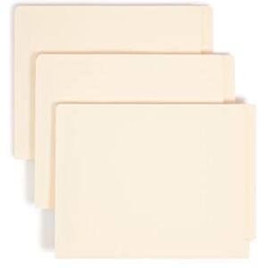 Smead End Tab Fastener File Folder with Divider, Shelf-Master Reinforced Straight-Cut Tab, 2 Fasteners, 1 Divider, Letter Size, Manila, 50 per Box (34220) Smead End Tab Fastener File Folder with Divider, Shelf-Master Reinforced Straight-Cut Tab, 2 Fasteners, 1 Divider, Letter Size, Manila, 50 per Box (34220)