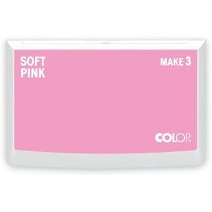 Colop Ink pad Make 3 Soft Pink 90 x 160 mm, Cushion for Traditional Hand Stamps and Creative Stamps Colop Ink pad Make 3 Soft Pink 90 x 160 mm, Cushion for Traditional Hand Stamps and Creative Stamps