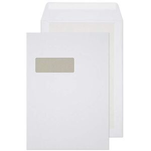 Blake Purely Packaging C4 324 x 229 mm Board Back Pocket Peel & Seal Envelopes Window (12901) White Pack of 125 Blake Purely Packaging C4 324 x 229 mm Board Back Pocket Peel & Seal Envelopes Window (12901) White Pack of 125