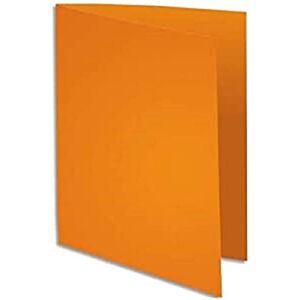Exacompta Ref 330007E Super Pastel Square Cut Folders 24 x 32cm in Size, Suitable for Storing & Holding A4 Documents, 210gsm Card Orange (Pack of 100) Exacompta Ref 330007E Super Pastel Square Cut Folders 24 x 32cm in Size, Suitable for Storing & Holding A4 Documents, 210gsm Card Orange (Pack of 100)