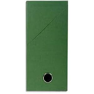 Exacompta Ref 89423E Canvas Transfer Box 250 x 330mm in Size, Suitable for Storing A4 Documents, 120mm Spine, Metal Finger Hole, Spine Label Green Exacompta Ref 89423E Canvas Transfer Box 250 x 330mm in Size, Suitable for Storing A4 Documents, 120mm Spine, Metal Finger Hole, Spine Label Green